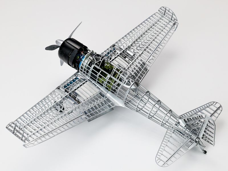 ゴム動力プロペラ飛行機・ゴム動力竹ひご飛行機・工作飛行機・ライト