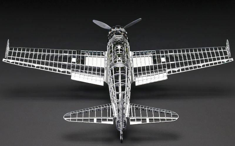 ゴム動力プロペラ飛行機・ゴム動力竹ひご飛行機・工作飛行機・ライト